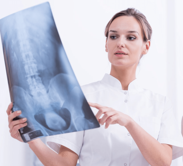 Дијагноза на торакална остеохондроза со рендгенски преглед